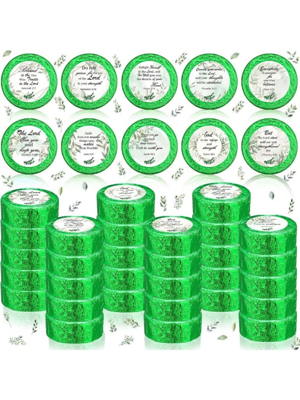 50 Pack Eucalyptus Shower Steamers | Aromatherapy Bath Bombs for Relaxation